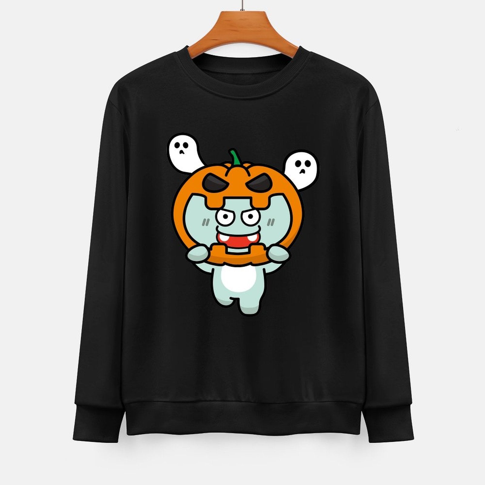 Front Patterned Long Sleeve TopNeutral Seamless